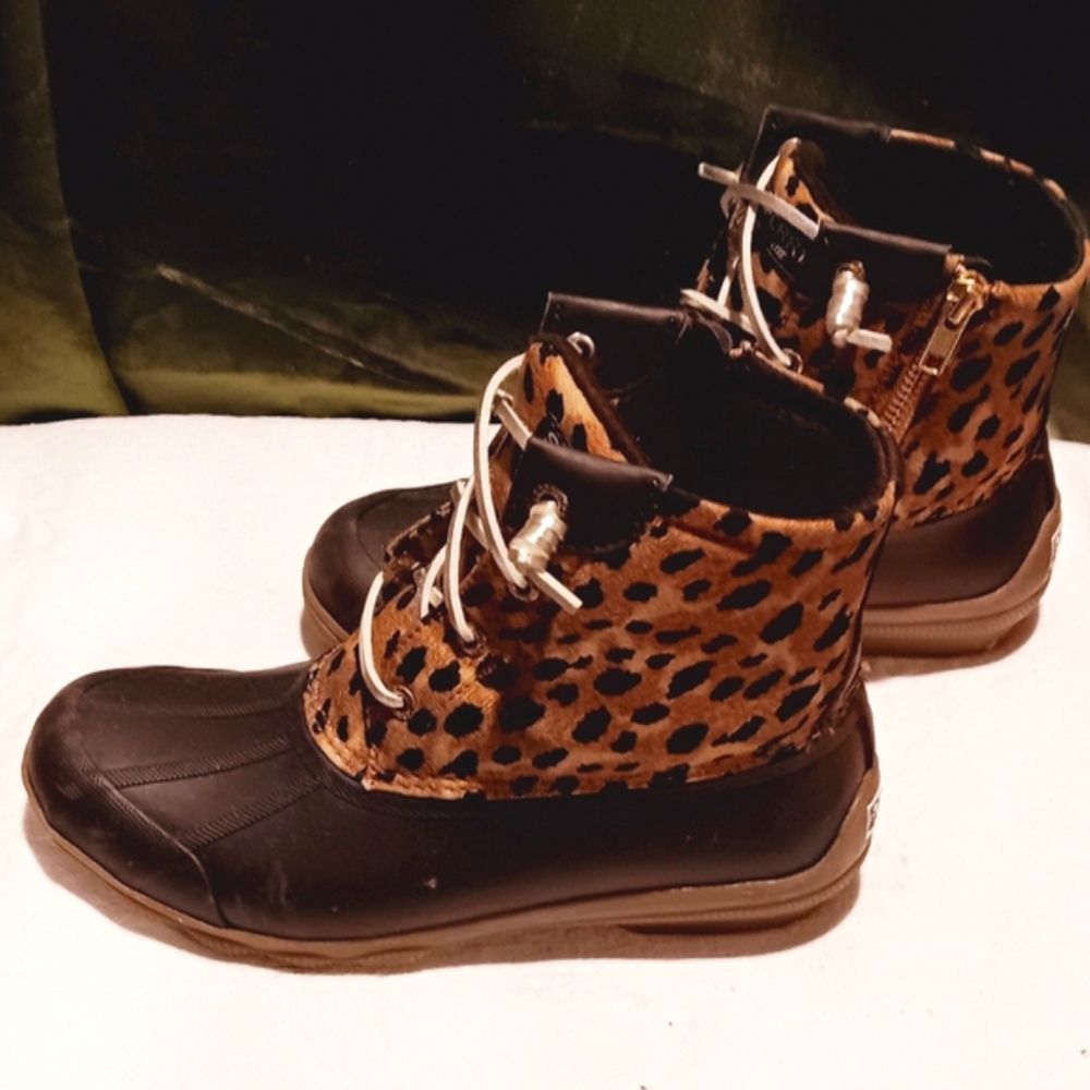 Sperry Leopard Print Women's Boots